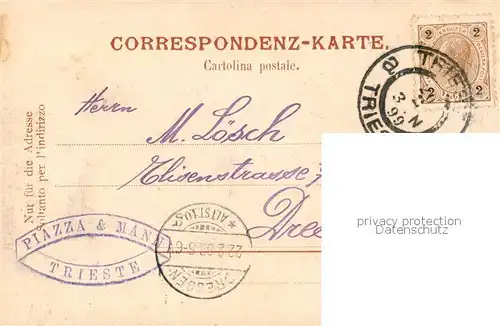 AK / Ansichtskarte Trieste Canal Grande Stadtpanorama Trieste