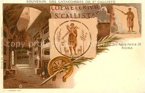 AK / Ansichtskarte Roma_Rom Via Appia Antica  Roma_Rom