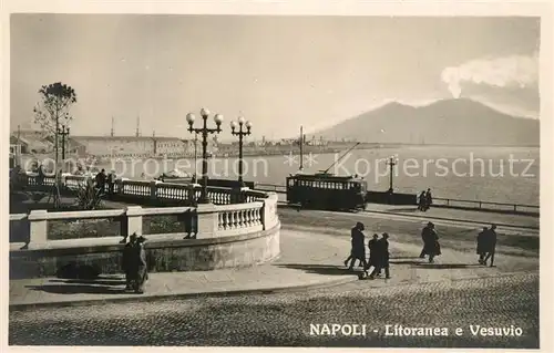 AK / Ansichtskarte Napoli_Neapel Litoranea Vesuvio Napoli Neapel