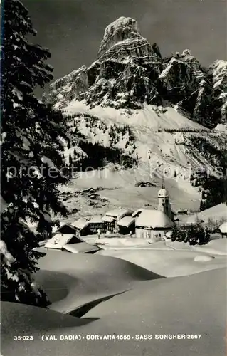 AK / Ansichtskarte Corvara_Pustertal_Suedtirol Winterlandschaft Corvara_Pustertal