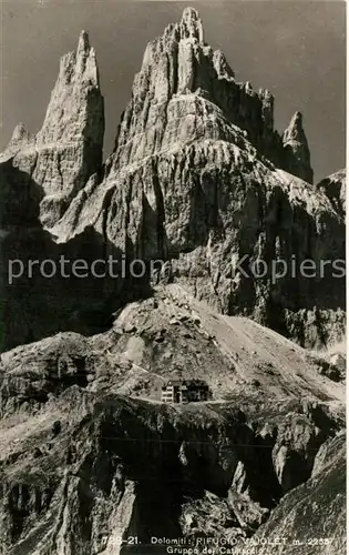 AK / Ansichtskarte Vajolet Panorama Rifugio Vajolet