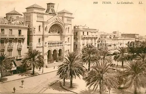 AK / Ansichtskarte Tunis Cathedrale Tunis