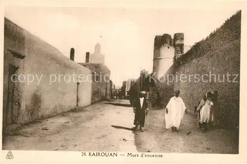 AK / Ansichtskarte Kairouan_Qairawan Murs d enceinte Kairouan Qairawan