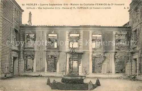 AK / Ansichtskarte Senlis_Oise Maison du Capitaine Fenwick du 2 Hussard Senlis Oise