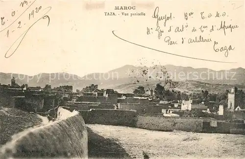 AK / Ansichtskarte Taza_Maroc Panorama Taza_Maroc