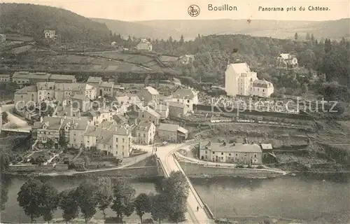 AK / Ansichtskarte Bouillon Panorama Chateau Bouillon