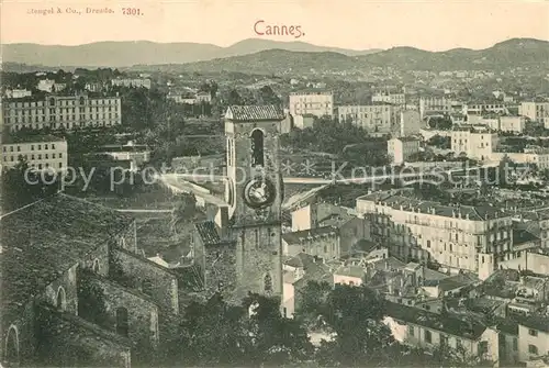 AK / Ansichtskarte Cannes_Alpes Maritimes Panorama Bombenzerstoerung Cannes Alpes Maritimes