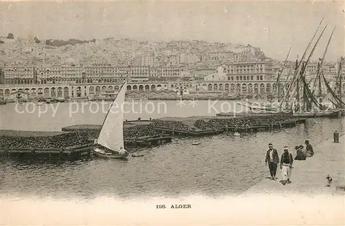 AK / Ansichtskarte Alger_Algerien Hafen Alger Algerien