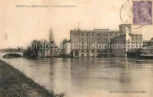 AK / Ansichtskarte Nogent sur Seine Les Grands Moulins Nogent sur Seine