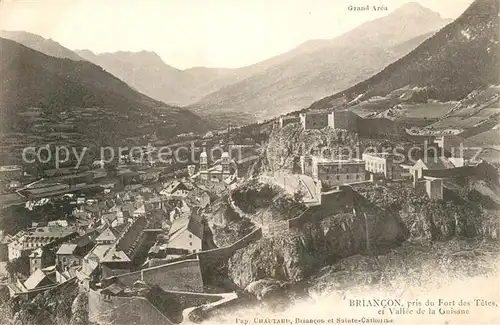 AK / Ansichtskarte Briancon pris du Fort des Tetes et Vallee de la Guisane Briancon