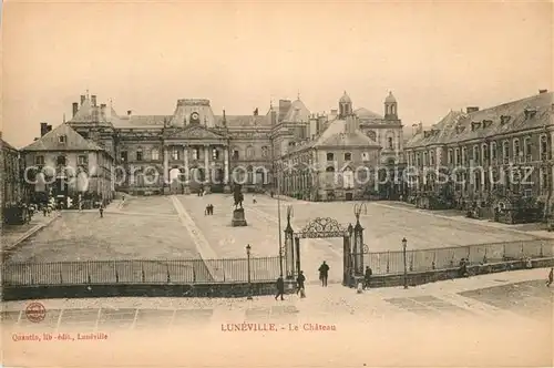 AK / Ansichtskarte Luneville Le Chateau Luneville