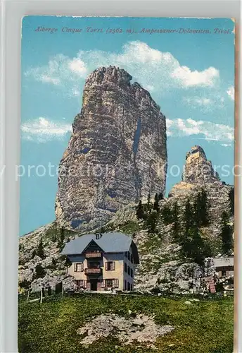 AK / Ansichtskarte Cortina_d_Ampezzo Albergo Cinque Torri Cortina_d_Ampezzo