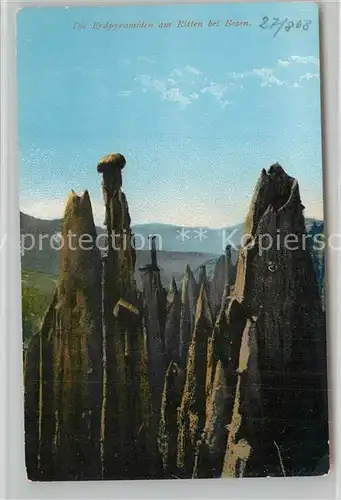 AK / Ansichtskarte Ritten_Renon Erdpyramide Ritten Renon