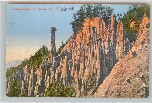 AK / Ansichtskarte Oberbozen_Ritten Erdpyramiden Oberbozen Ritten
