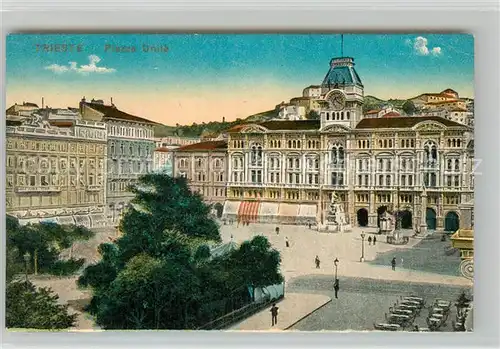 AK / Ansichtskarte Trieste Piazza Unita Trieste