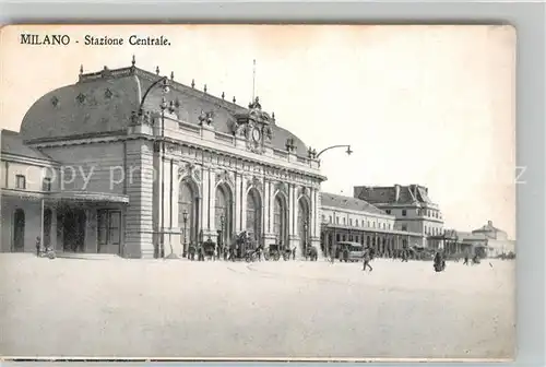 AK / Ansichtskarte Milano Stazione Centrale Milano