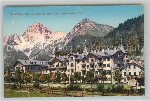 AK / Ansichtskarte Schluderns_Suedtirol Hohe Gaisl Dolomitenstrasse Schluderns Suedtirol