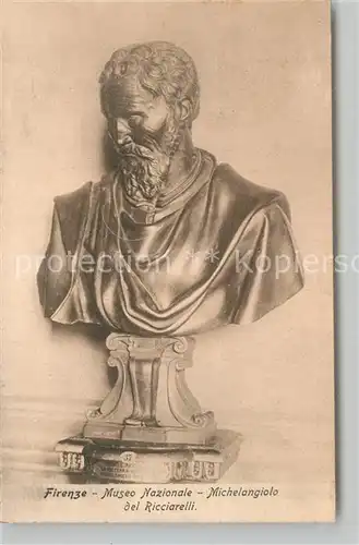 AK / Ansichtskarte Firenze_Toscana Museo Nazionale Michelangelo del Ricciarelli Firenze Toscana