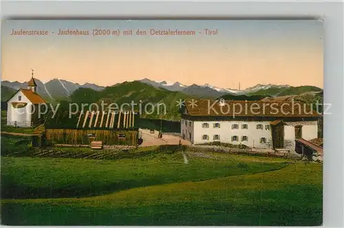 AK / Ansichtskarte Jaufenhaus Jaufenstrasse Oetztalerfernern Jaufenhaus