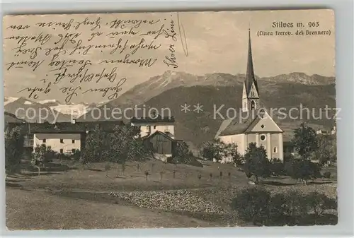 AK / Ansichtskarte Brennero Kirche Panorama Stilves Brennero