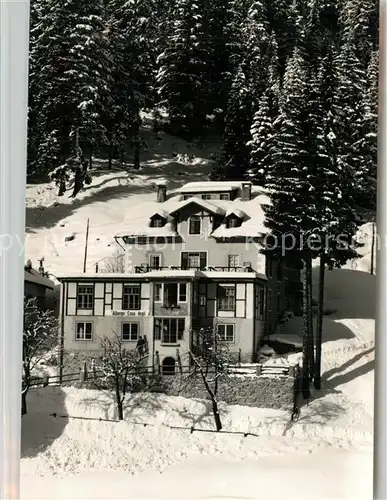 AK / Ansichtskarte Trafoi Albergo Casa degli Abeti Winter Trafoi