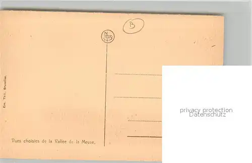 AK / Ansichtskarte Heer Agimont Arrivee du bateau Heer Agimont