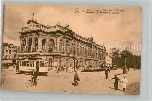 AK / Ansichtskarte Antwerpen_Anvers Theatre Flamand Antwerpen Anvers