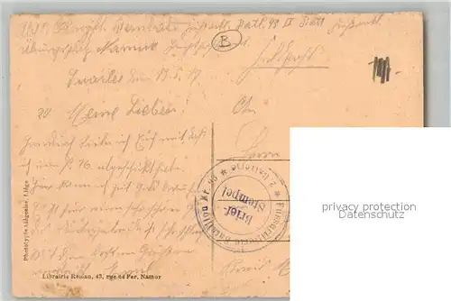 AK / Ansichtskarte Namur_sur_Meuse Caserne des Lanciers Namur_sur_Meuse