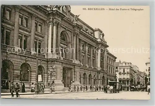 AK / Ansichtskarte Bruxelles_Bruessel Hotel des Postes et Telegraphes Bruxelles_Bruessel