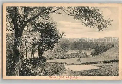 AK / Ansichtskarte Malmedy Blick auf Monbijou Malmedy