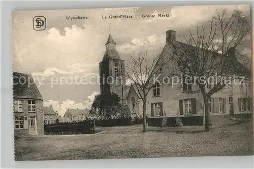 AK / Ansichtskarte Wytschaete La Grand Place Groote Markt Wytschaete