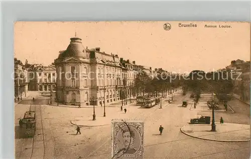 AK / Ansichtskarte Bruxelles_Bruessel Avenue Louise Bruxelles_Bruessel