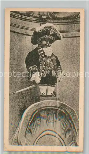 AK / Ansichtskarte Bruxelles_Bruessel Manneken Pis as a Knight Bruxelles_Bruessel