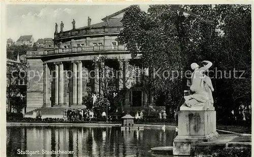 AK / Ansichtskarte Stuttgart Staatstheater Stuttgart