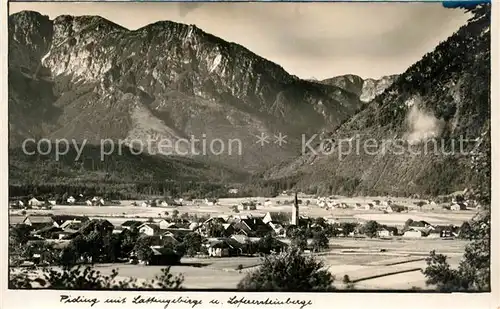 AK / Ansichtskarte Piding Lattengebirge Loferersteinberge Piding