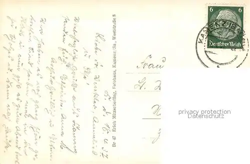 AK / Ansichtskarte Kamenz_Sachsen Blick vom Eulenberg Panorama Kamenz Sachsen