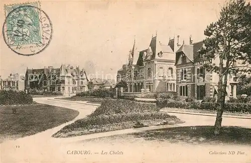 AK / Ansichtskarte Cabourg Les Chalets Cabourg