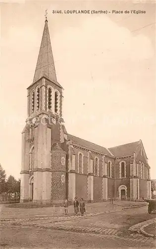 AK / Ansichtskarte Louplande Place de l Eglise Louplande