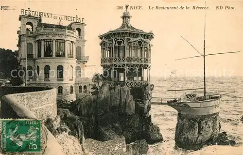 AK / Ansichtskarte Nice_Alpes_Maritimes Restaurant de la Reserve Nice_Alpes_Maritimes