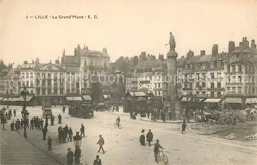 AK / Ansichtskarte Lille_Nord Grand Place Lille_Nord