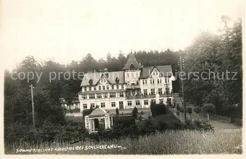 AK / Ansichtskarte Karltal_Schluckenau Hotel  