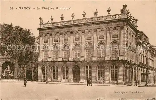 AK / Ansichtskarte Nancy_Lothringen Le Theatre Municipal Nancy Lothringen