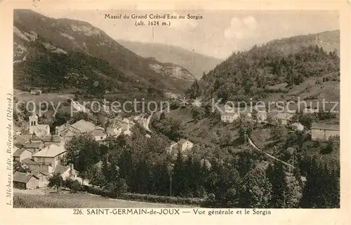 AK / Ansichtskarte Saint Germain de Joux Vue generale et le Sorgia Saint Germain de Joux