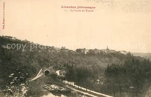 AK / Ansichtskarte Liverdun La Sortie du Tunnel Liverdun