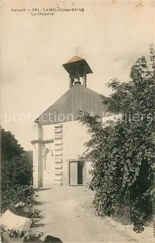 AK / Ansichtskarte Lamalou les Bains La Chapelle Lamalou les Bains