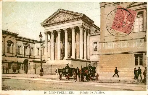 AK / Ansichtskarte Montpellier_Herault Palais de Justice Montpellier Herault