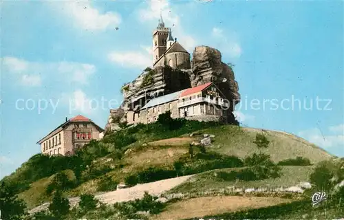 AK / Ansichtskarte Dabo_Moselle Le Rocher et Chapelle St Leon IX Dabo_Moselle