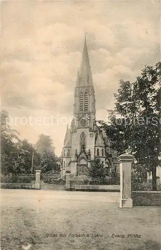 AK / Ansichtskarte Forbach_Lothringen Evang Kirche Forbach Lothringen