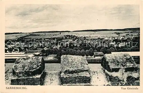 AK / Ansichtskarte Sarrebourg Vue generale Sarrebourg