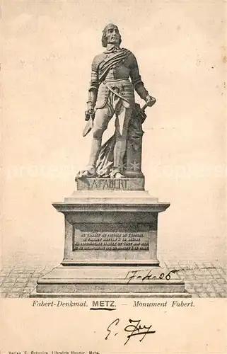 AK / Ansichtskarte Metz_Moselle Monument Fabert Metz_Moselle